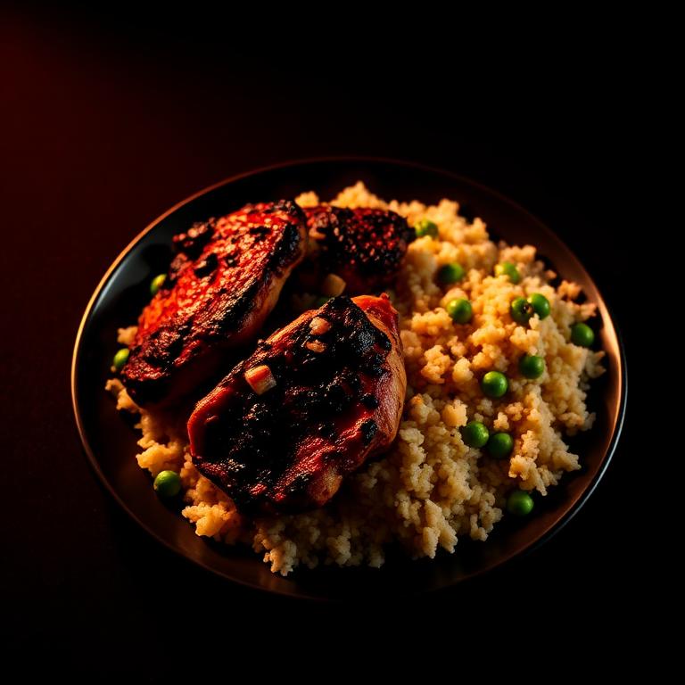 Jerk chicken plate