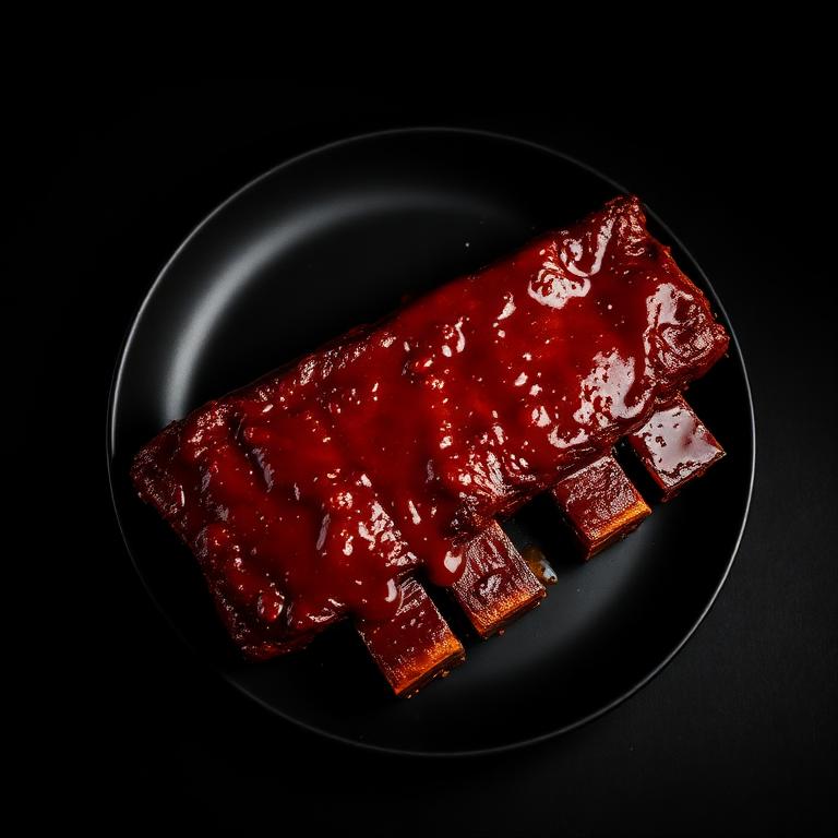 BBQ ribs plate
